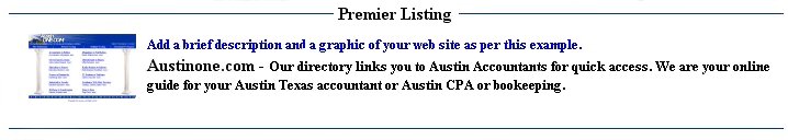 Premier Listing
